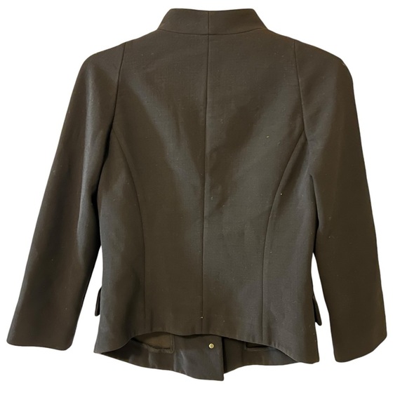 Proenza Schouler Wool Blend Blazer Made in Italy Black luxury old money - Picture 4 of 16